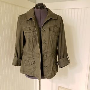 LOFT | Olive Green Utility Jacket